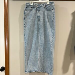 Abercrombie - high‎ rise, 30/10 tall denim skirt